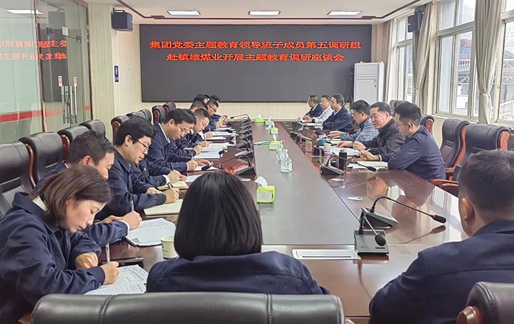 【主题教育】云煤（LETOU乐投）集团党委委员、纪委书记、监察专员覃崇辉到镇雄煤业公司发展主题教育调研
