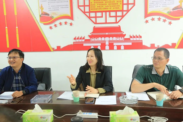 【主题教育】云煤（LETOU乐投）集团党委委员、财政总监莫晓丹一行到东源恒鼎公司发展主题教育调研