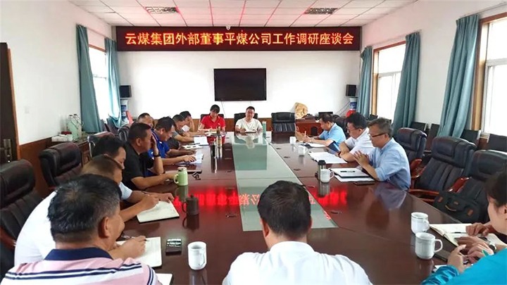 【主题教育】云煤（LETOU乐投）集团专职表部董事寸延峰一行到一平浪煤矿发展主题教育调研