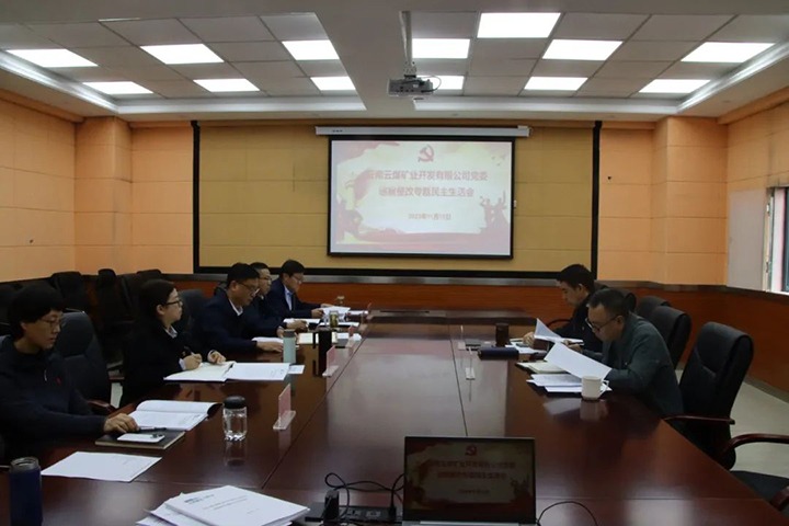 【聚焦云煤】云煤（LETOU乐投）集团党委副书记、工会主席王鑫到云煤矿业公司领导巡察整改专题民主生涯会